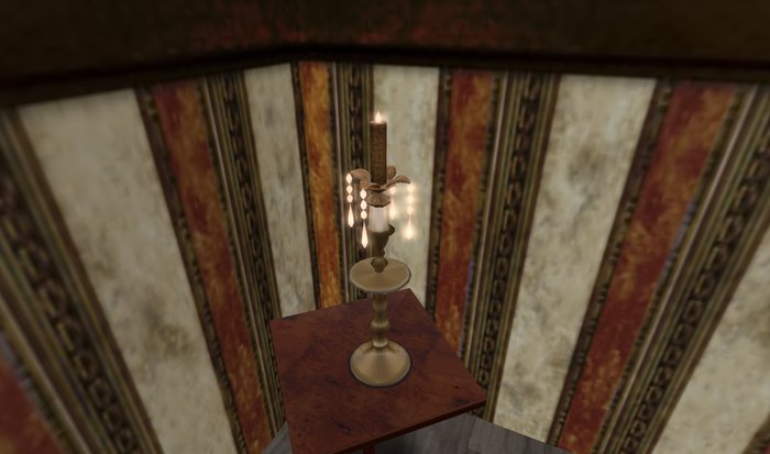 Black Karbon-Golden Tabletop chandelier