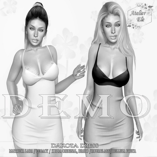 * DEMO *{AE}  DAKOTA DRESS 10 colors