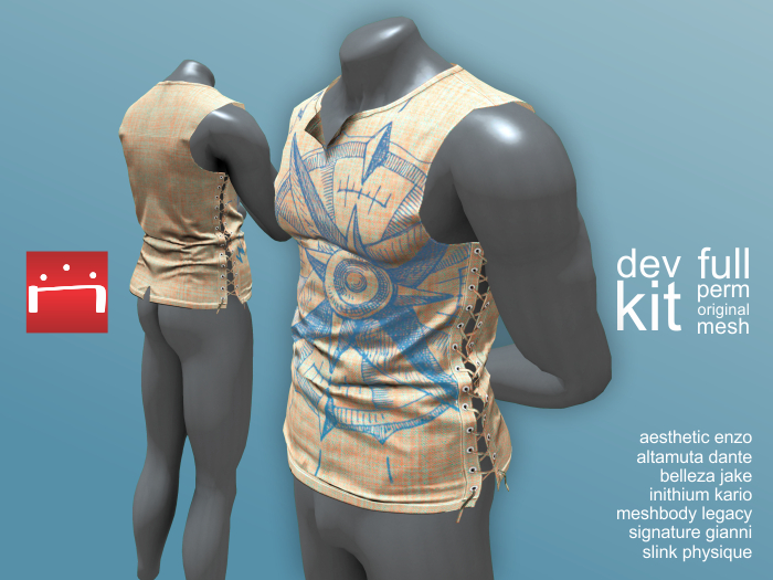 [nafta] Cross Laced Shirt - full perm [DevKit]