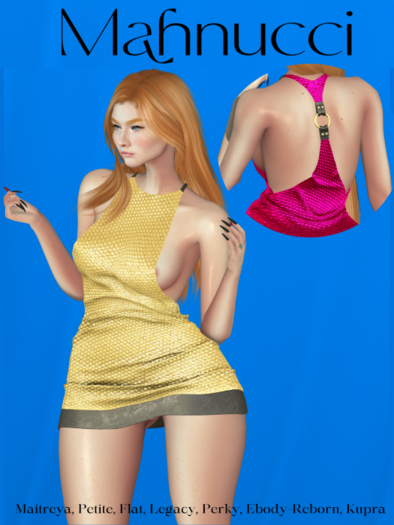 ~~Mahnucci Tramell Dress-Golden