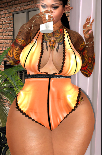 UMA SHORT SATIN ROMPER GOLD