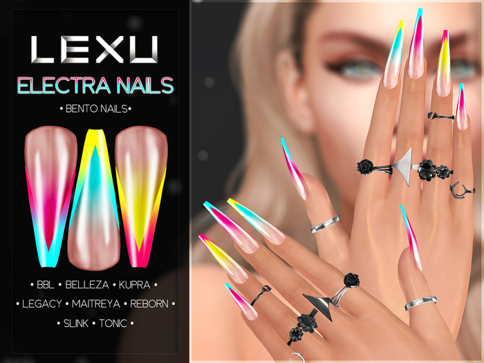 LEXU - ELECTRA NAILS 50% off >>promo<< 