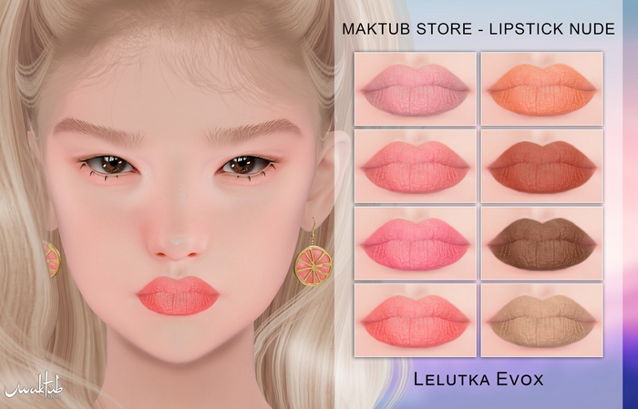 Maktub Store -  Lipstick Nude Lel Evox
