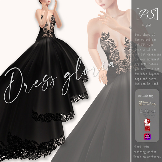 *~PS~* Dress Gloria(Black)