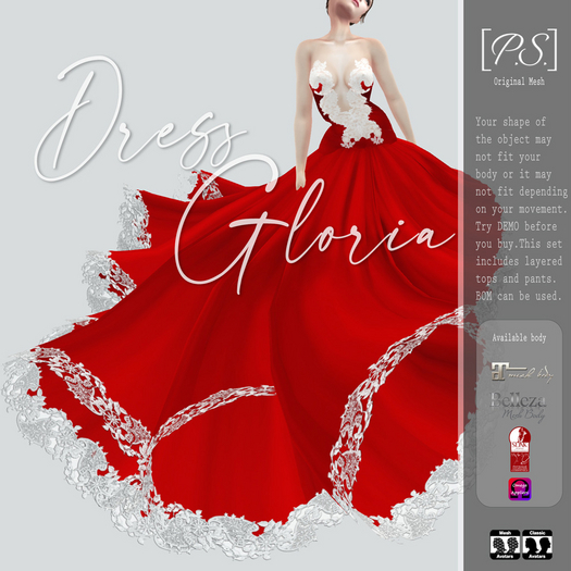 *~PS~* Dress Gloria(Santa)
