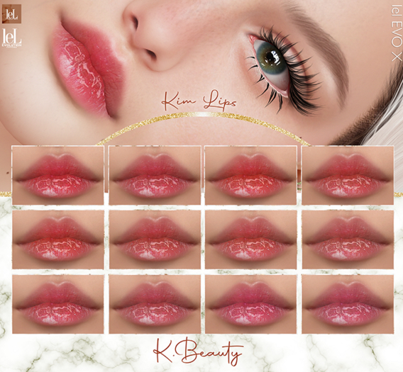 K.BEAUTY - KIM  LIPS - LELUTKA EVO - EVO X