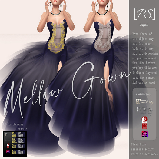 *~PS~* Mellow Gown(navy)
