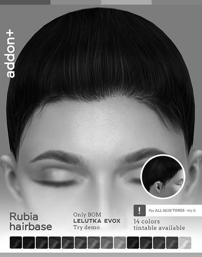 DEMO addon+ Rubia Hairbase LeLUTKA EVOX