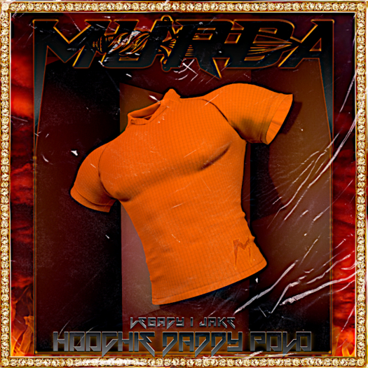 + .Murda Inc.  Hoochie Daddy Polo Orange - UNPACKER