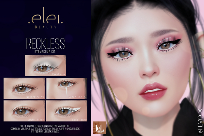 .e l e i. - Reckless (Eyemakeup Kit)