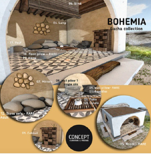 Concept} *05. Bohemia. Room - RARE