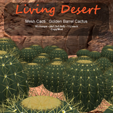 Inochi Botanicals - Mesh Cactus "Golden Barrel Cactus"