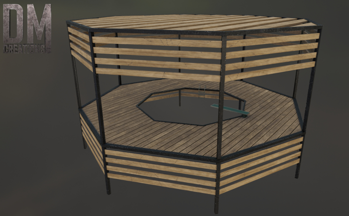 Platform At Sea Full Perm Mesh