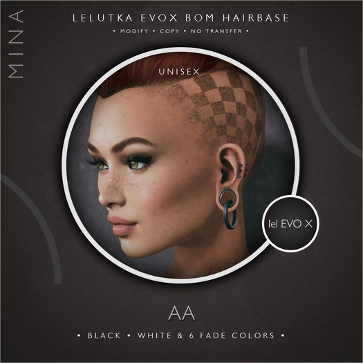 MINA - AA BOM headbases Lelutka Evox [Add to Unpack]