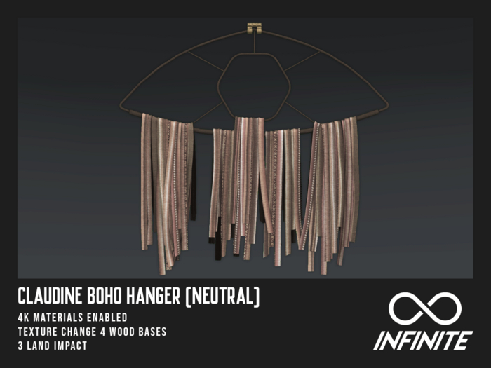 Infinite - Claudine's Wall Hanger - Neutral