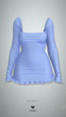 -Pixicat- Niom Dress (LightBlue)
