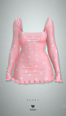 -Pixicat- Niom Dress (HeartPink)