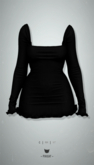 -Pixicat- Niom Dress (Black)