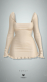 -Pixicat- Niom Dress (Cream)