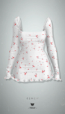 -Pixicat- Niom Dress (FlowerSmallLight)