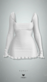 -Pixicat- Niom Dress (White)