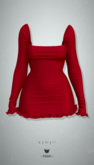 -Pixicat- Niom Dress (Red)