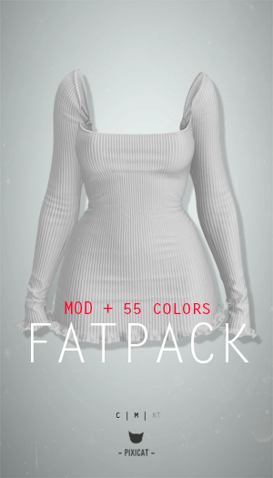-Pixicat- Niom Dress (Fatpack)