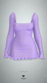 -Pixicat- Niom Dress (Lilac)