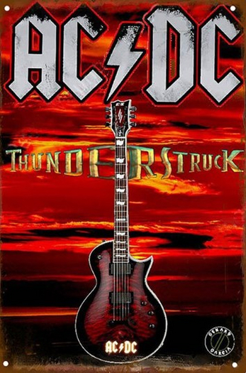 Mesh Music Poster-AC/DC