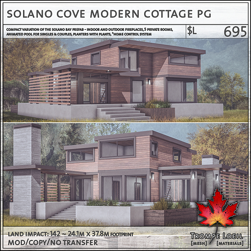 Trompe Loeil - Solano Cove Modern Cottage PG [mesh]