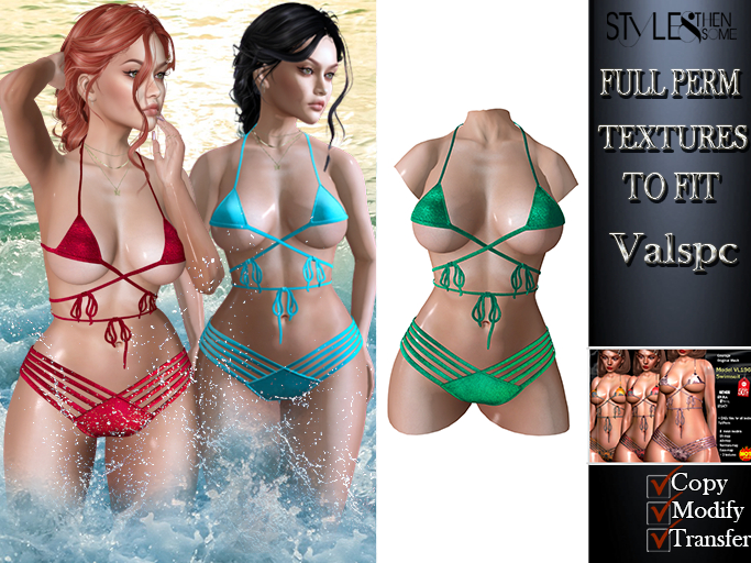 STYLES-Model VL-196- FULL PERM TEXTURE -v2