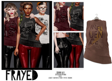 Frayed - Quinn Tee - Influence