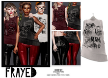 Frayed - Quinn Tee - New Romantic