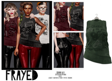Frayed - Quinn Tee - Green