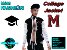 M&M Fashion - College Jacket "M" - Black