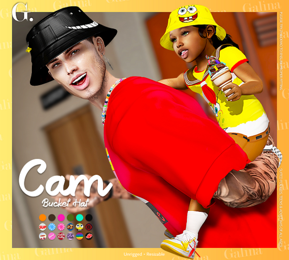 G: "Cam" Bucket Hat FATPACK