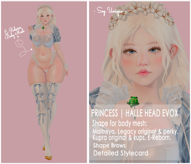 -SU- Princess Shape HEAD HALLE