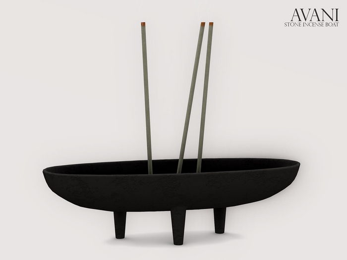 Avani Lily Collection Stone Incense Boat
