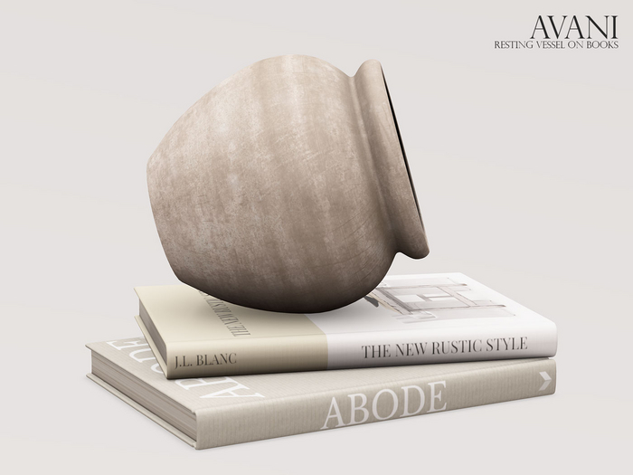 Avani Lily Collection Resting Vessel on Books