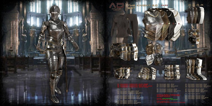 [AD] The Knight Female Silver Set