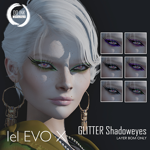 DO INK GLITTER SHADOWEYES FOR LELUTKA EVO X