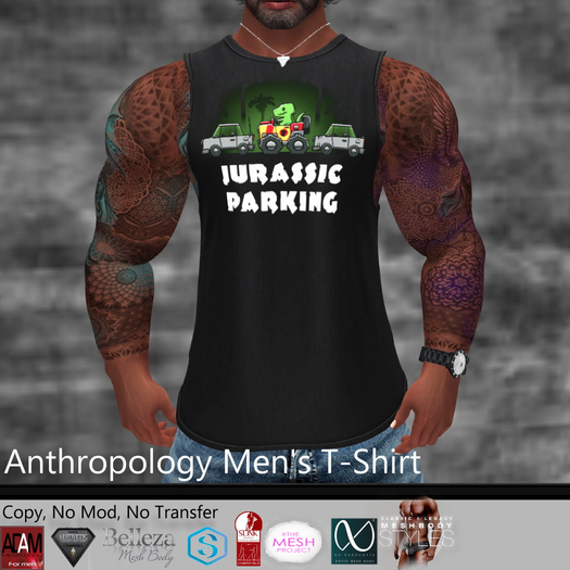 Jurassic Parking Men's T-Shirt (MATL)