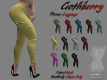 Gothberry - Leggings Yellow