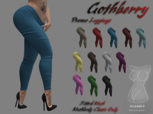 Gothberry - Leggings Blue
