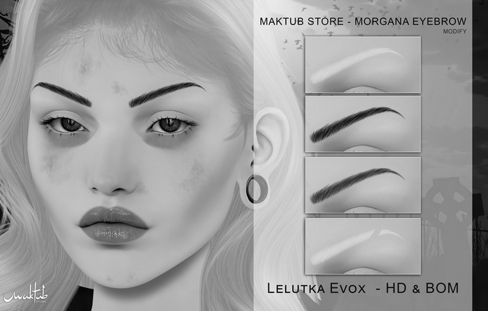 DEMO Maktub Store - Morgana Eyebrow Lelutka Evox