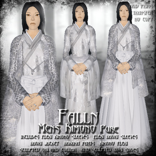 Falln Mens Kimono Pure