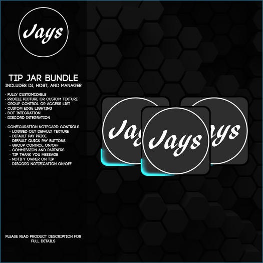 [Jays] Tip Jar Bundle