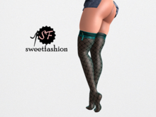 SF Stockings Liz Teal