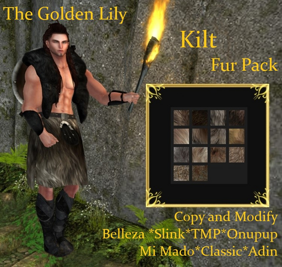 *TGL* Kilt ~ Fur Pack