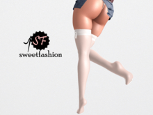 SF Stockings Ash White